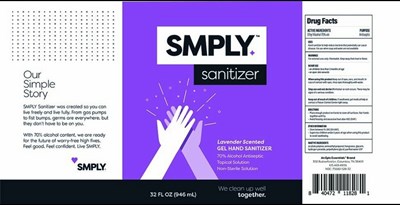 Smply Sanitizer Lavender (Smply Lavender 32oz)
